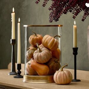 NWT Sonoma Burlap Pumpkin vase filler